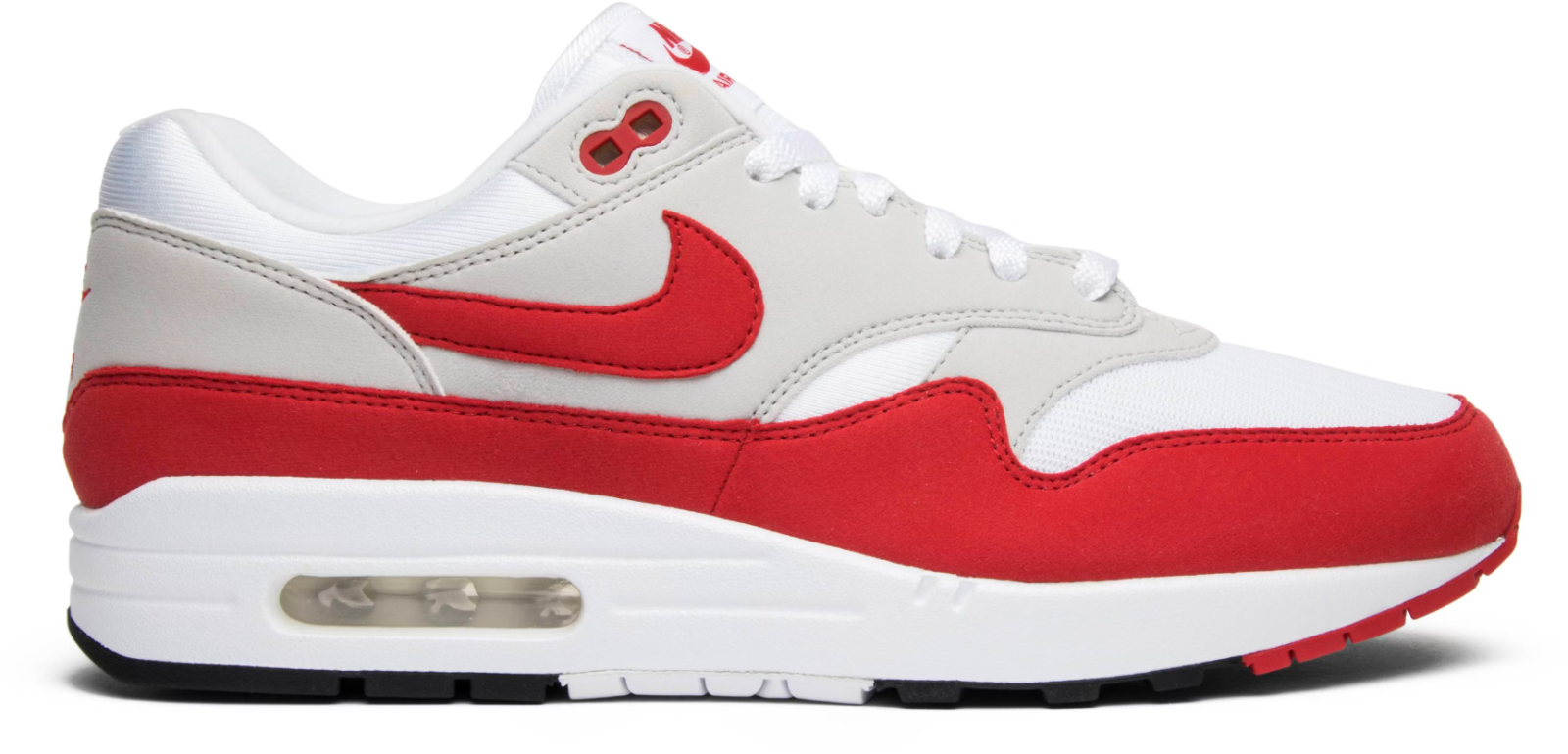 908375-100 Nike Air Max 1 "Anniversary Red" (Men's)