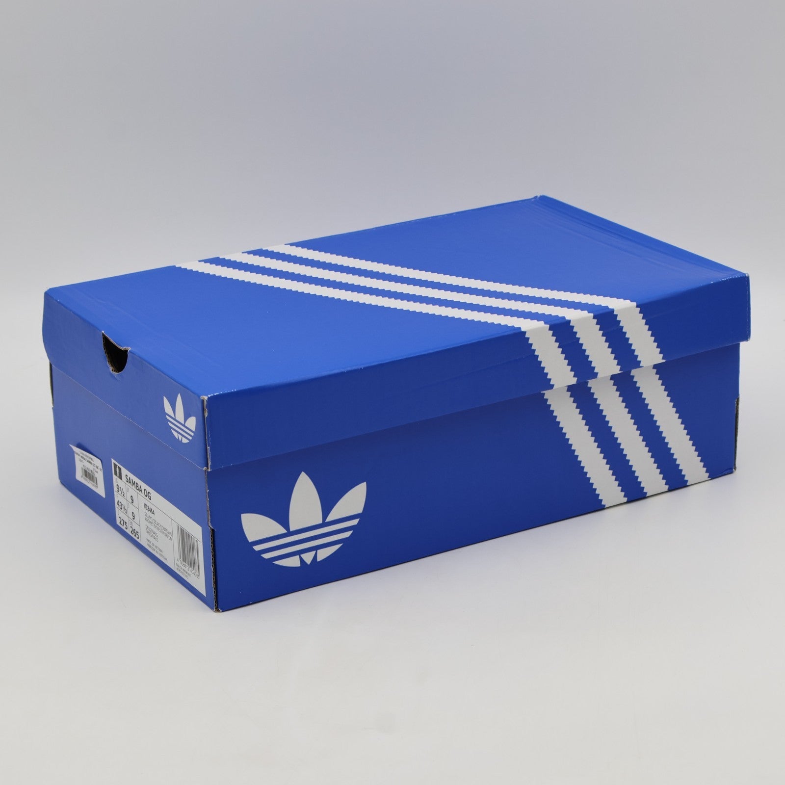 KI8464 adidas Originals Samba OG Silver Metallic Core Black Dark Brown (Men's)