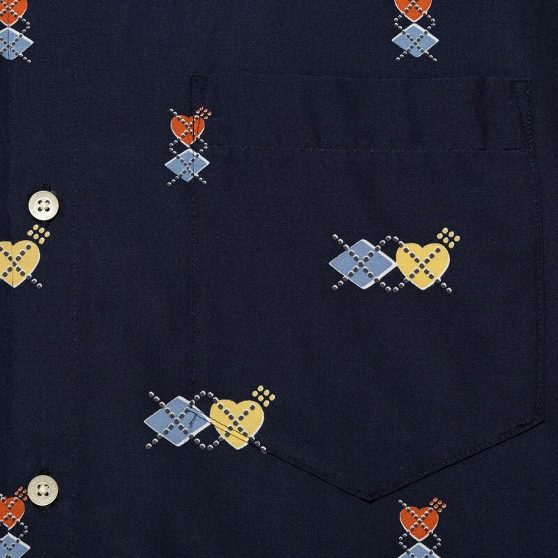 HUMAN MADE Printed Shirt Navy