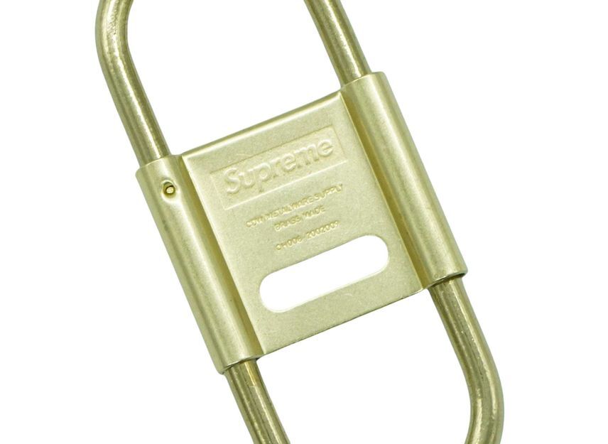 Supreme CDW Delta Carabiner Brass