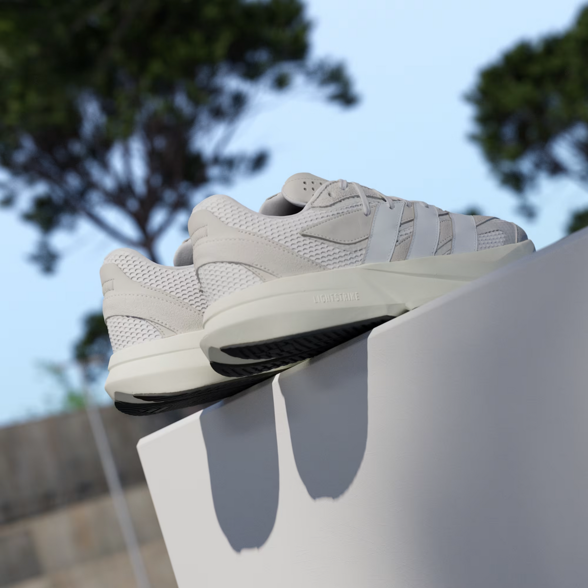 JH6942 adidas Lightblaze Crystal White/Cloud White/Grey One (Men's)