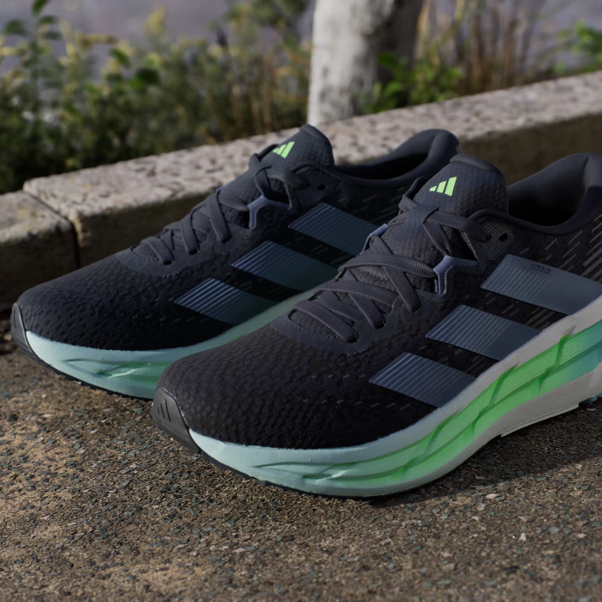 JR0310 adidas Adistar 4 Aurora Ink/Preloved Ink/Lime Burst (Men's)