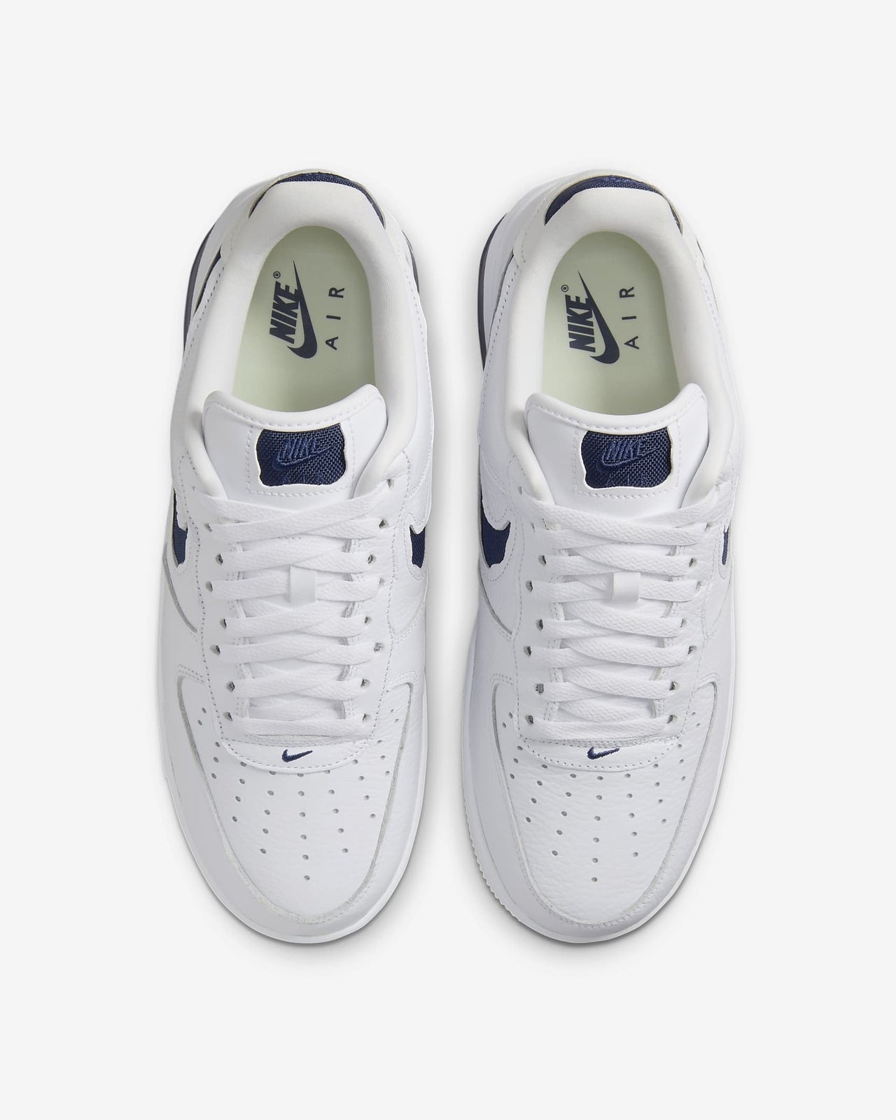 HF3630-102 Nike Air Force 1 Low EVO Summit White Midnight Navy (Men's)