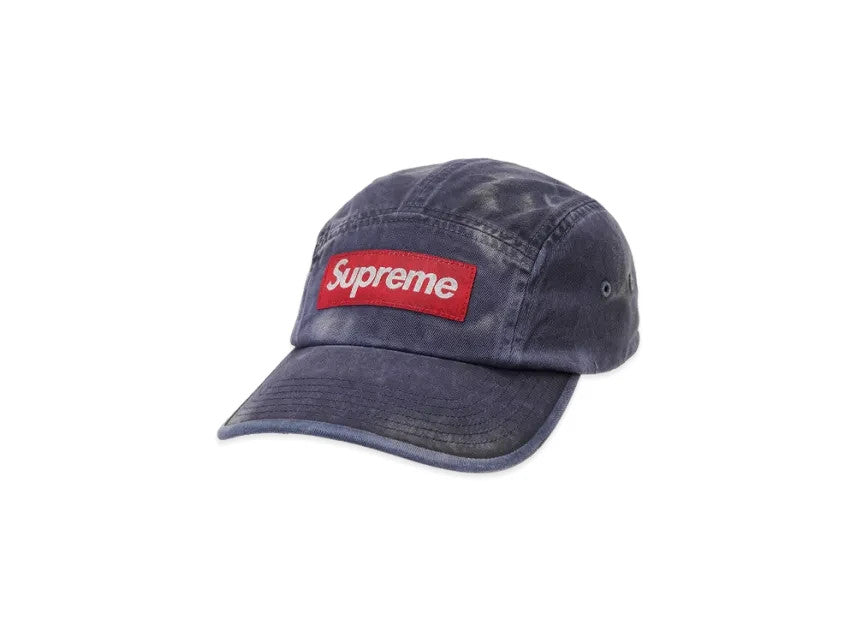 Supreme Overdyed Camp Cap "Navy"
