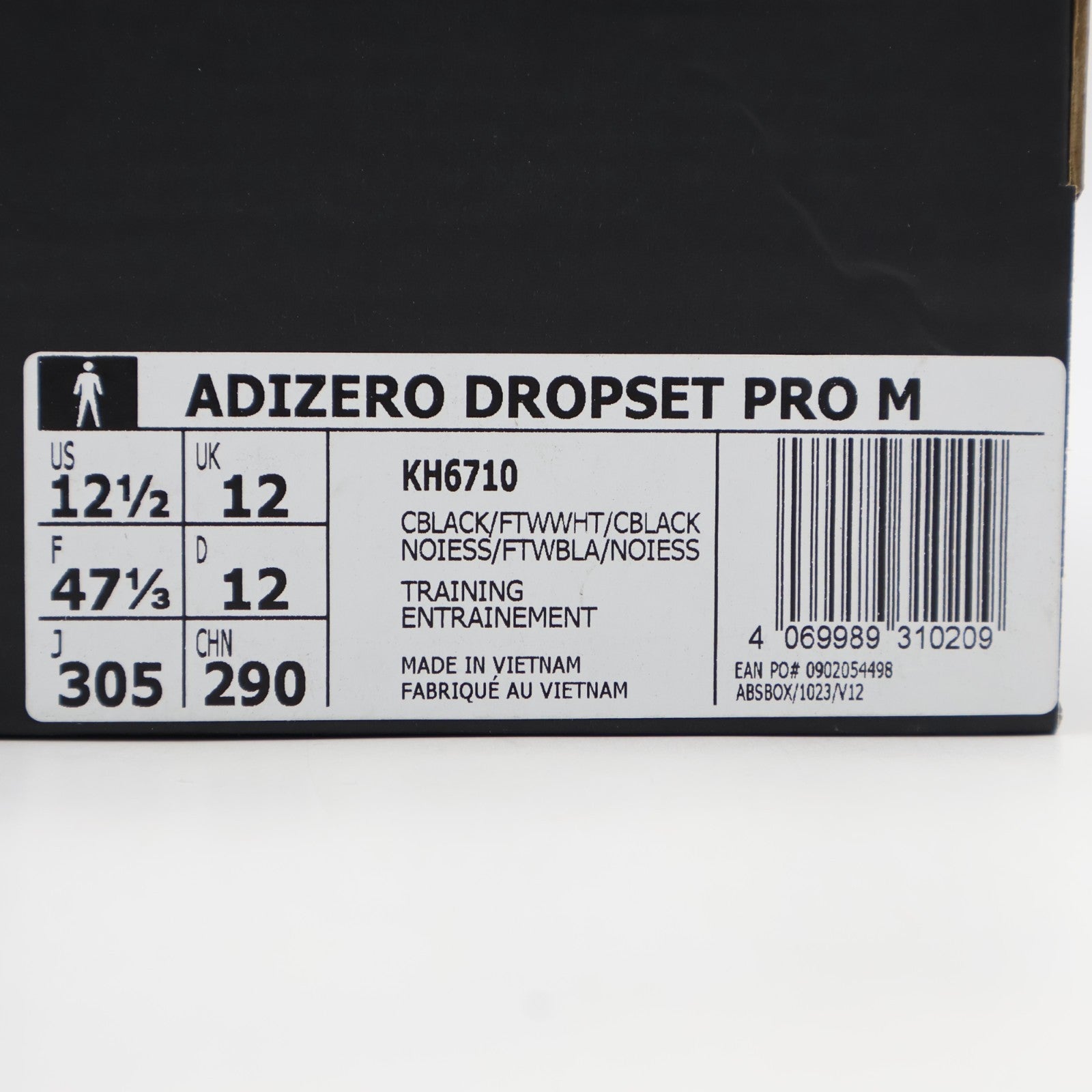 KH6710 Adidas Adizero Dropset Pro Training "Core Black/Cloud White" (Men's)