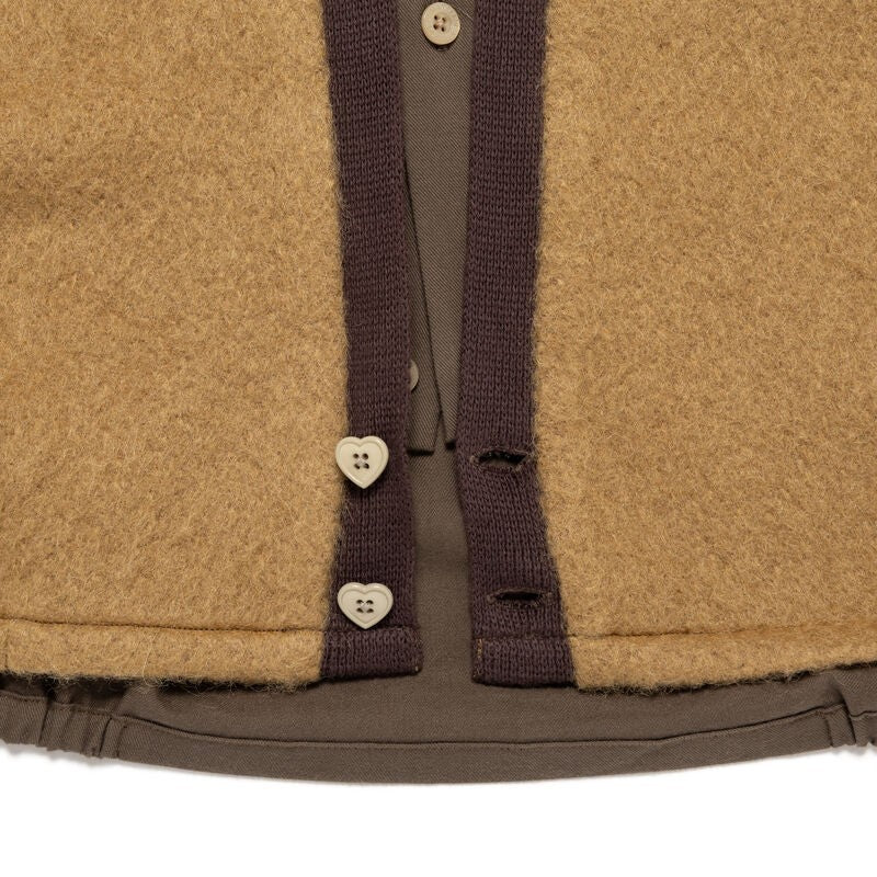 HUMAN MADE Combi Shirt Brown