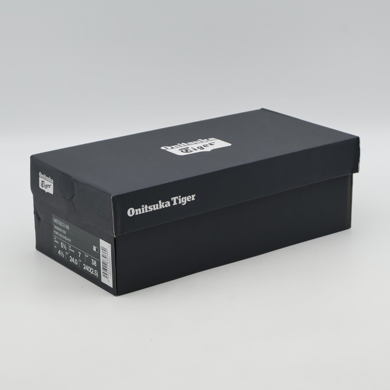 1183B566-200 Onitsuka Tiger Mexico 66 Pure Gold Black (Men's)
