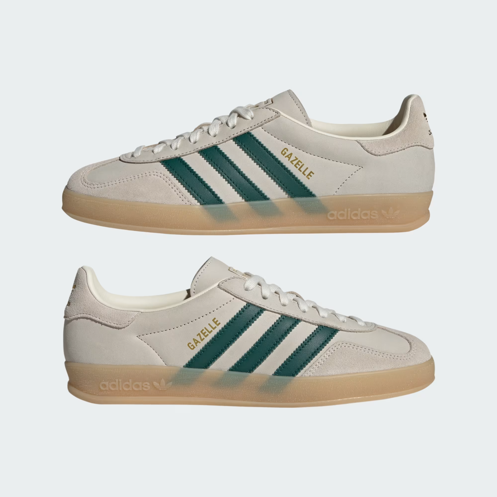 IH9675 adidas Gazelle Indoor Cream White Collegiate Green (Men's)
