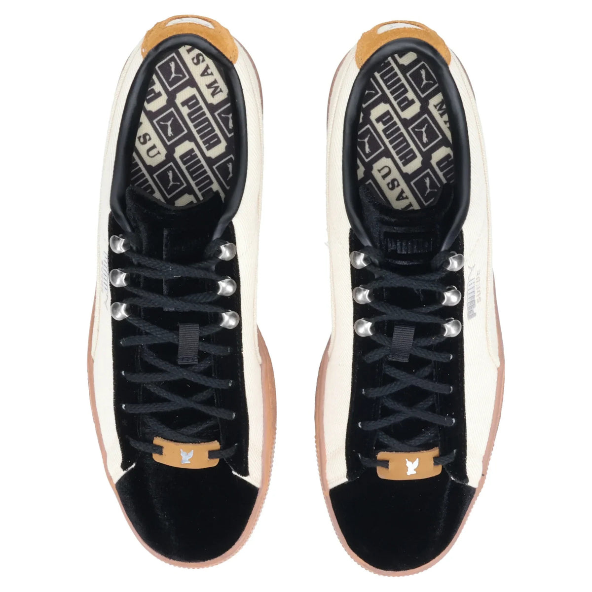 409939-01 MASU Ã Puma Curio Suede "Alpine Snow/PUMA Black" (Men's)