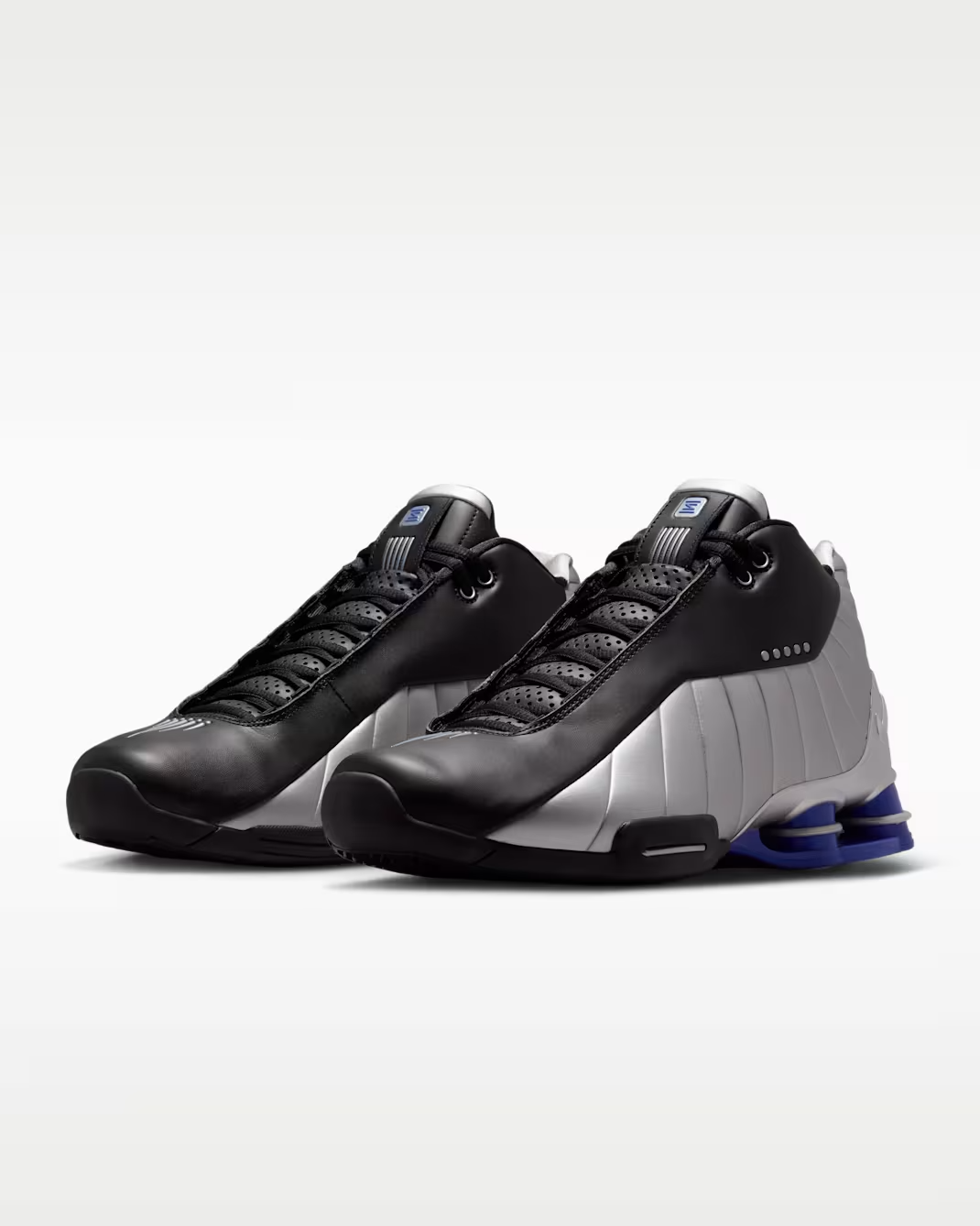 IR1984-010 Nike Shox BB4 "Black/Metallic Silver/Lapis" (2026) (Men's)
