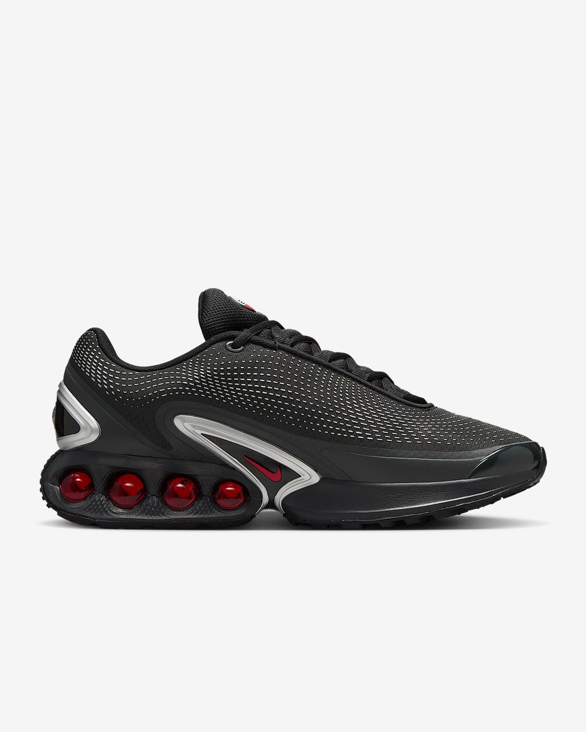 DV3337-016 Nike Air Max DN Black Metallic Silver University Red (Men's)