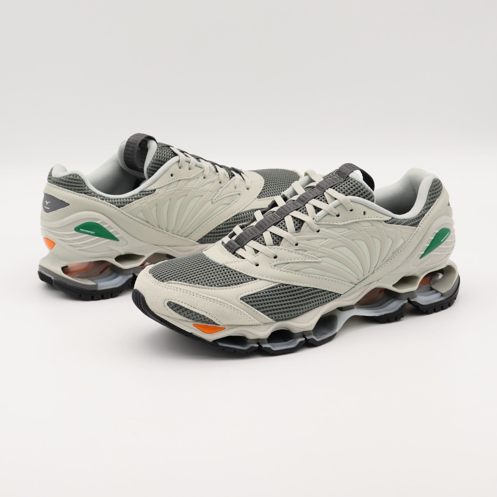D1GD242701 Graphpaper Mizuno Wave Prophecy LS Gray Light Gray Orange (Men's)