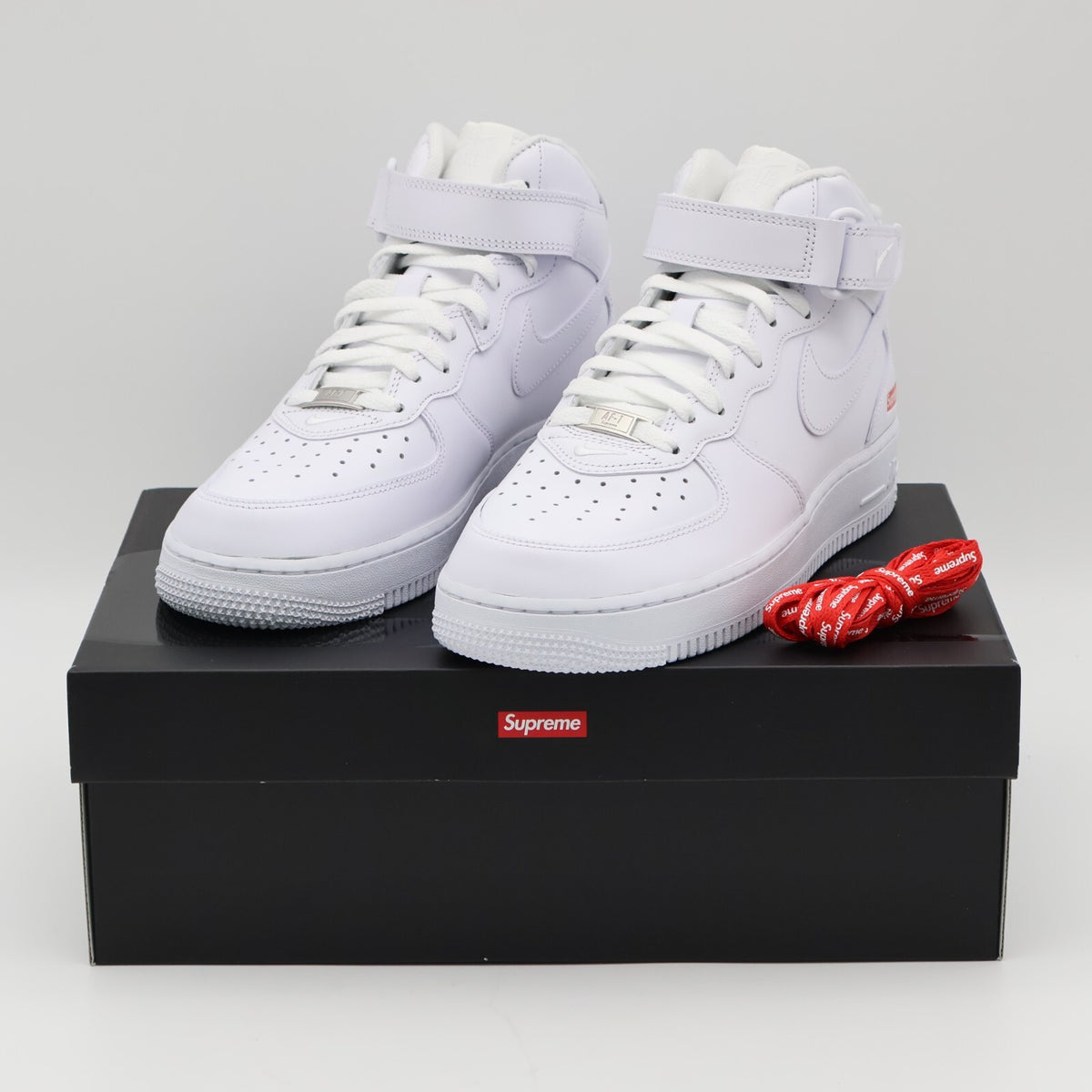 FZ8784-100 Supreme Nike Air Force 1 Mid White FW24 (Men's)