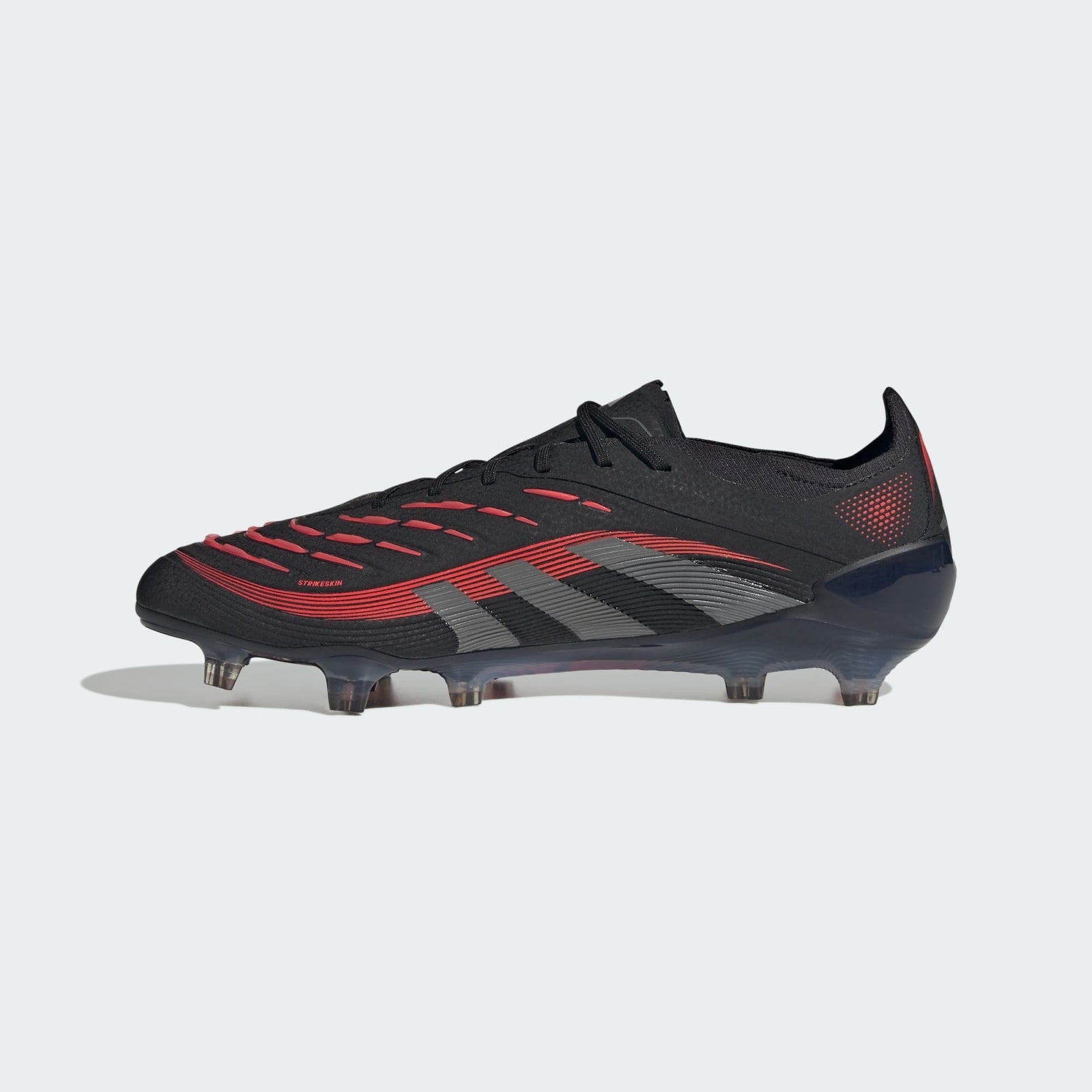 ID3878 adidas Predator Elite FG Core Black Grey Four Lucid Red (Men's)