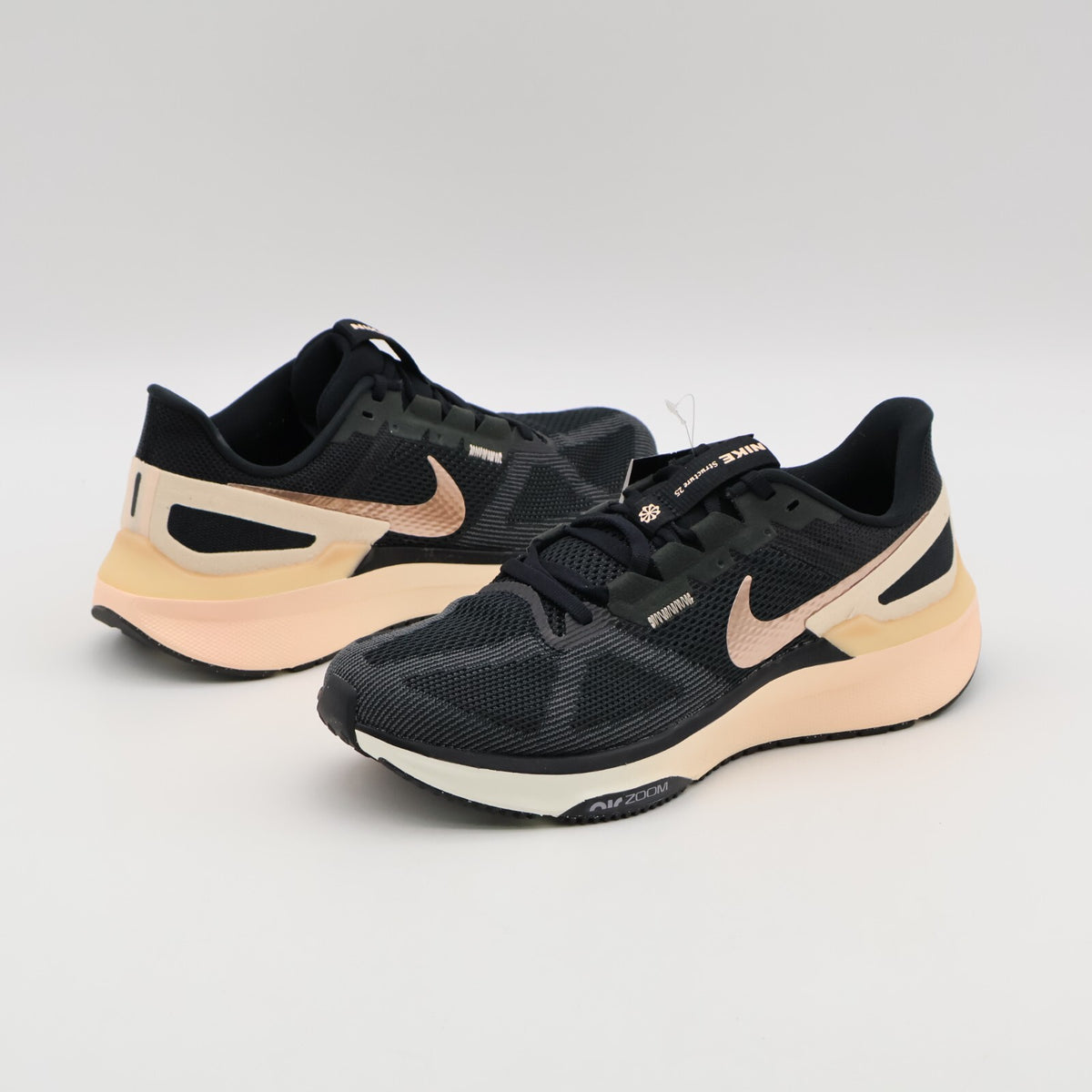 DJ7884-008 Nike Structure 25 Black Crimson Tint Anthracite Metallic Red (Women's