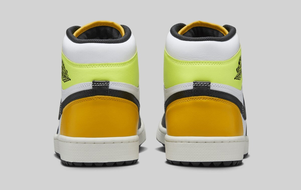 DQ0660-105 Nike Air Jordan 1 High Golf White University Gold Volt Black (Men's)