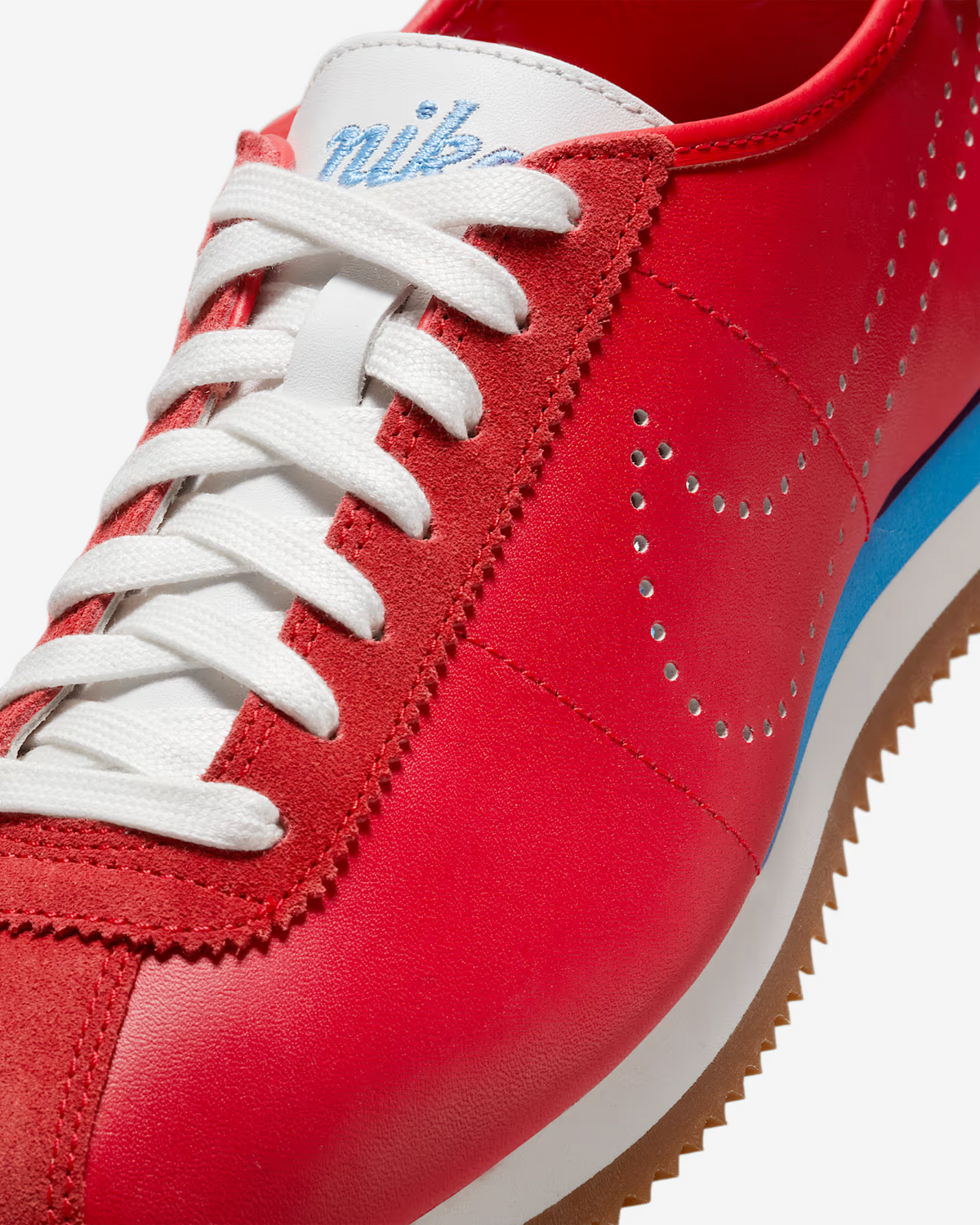 HQ1841-600 Nike Cortez Leather University Red Summit White  (Women's)