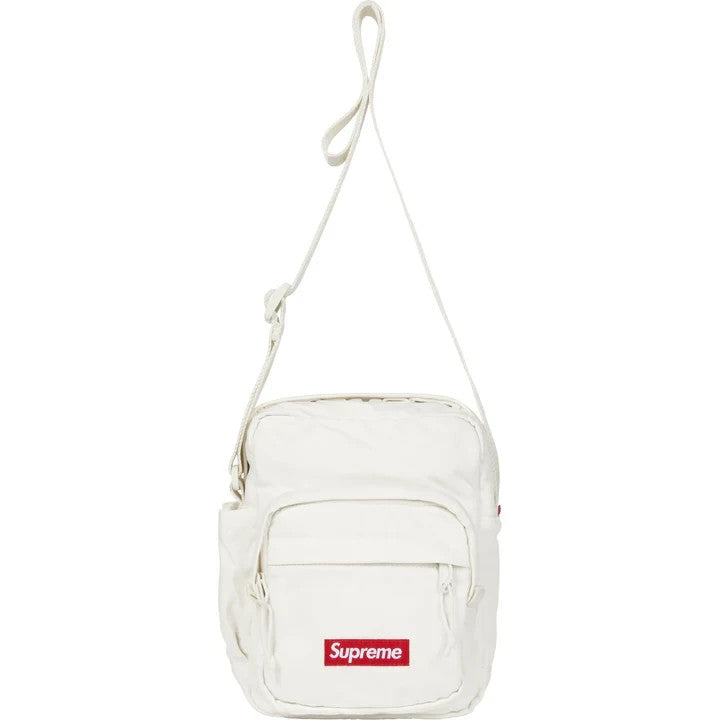 Supreme Denim Shoulder Bag White