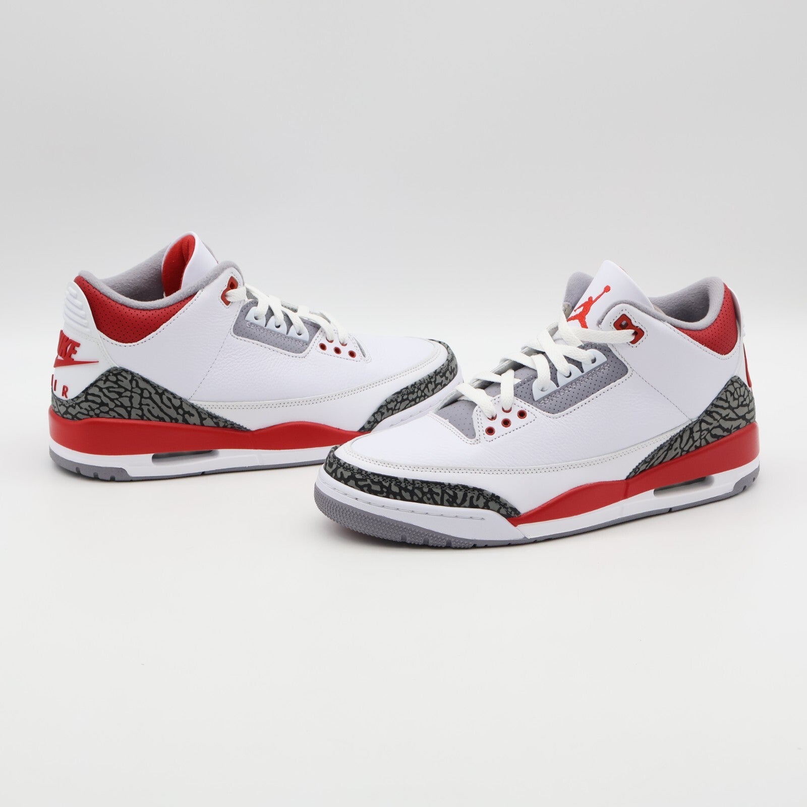 DN3707-160 Nike Air Jordan 3 OG Fire Red White Cement Grey Black (Men's)