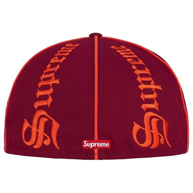 Supreme Piping Script New Era Cardinal