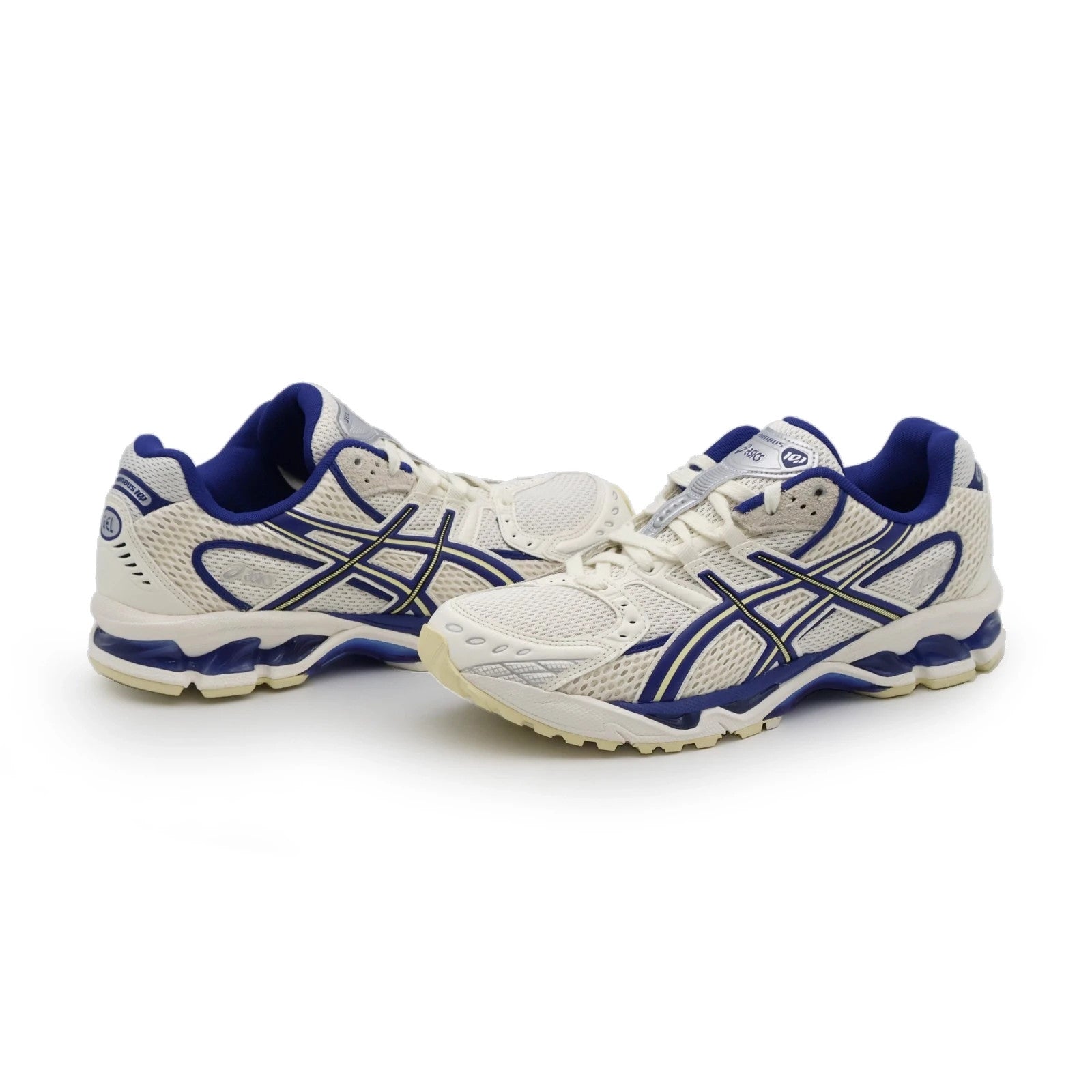 1203A875-250 END. Asics Gel-Nimbus 10.1 Snow White Sodalite Blue (Men's)