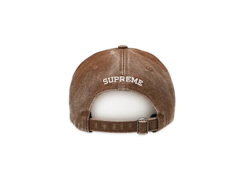 Supreme Pigment Coated S Logo 6-Panel "Brown"
