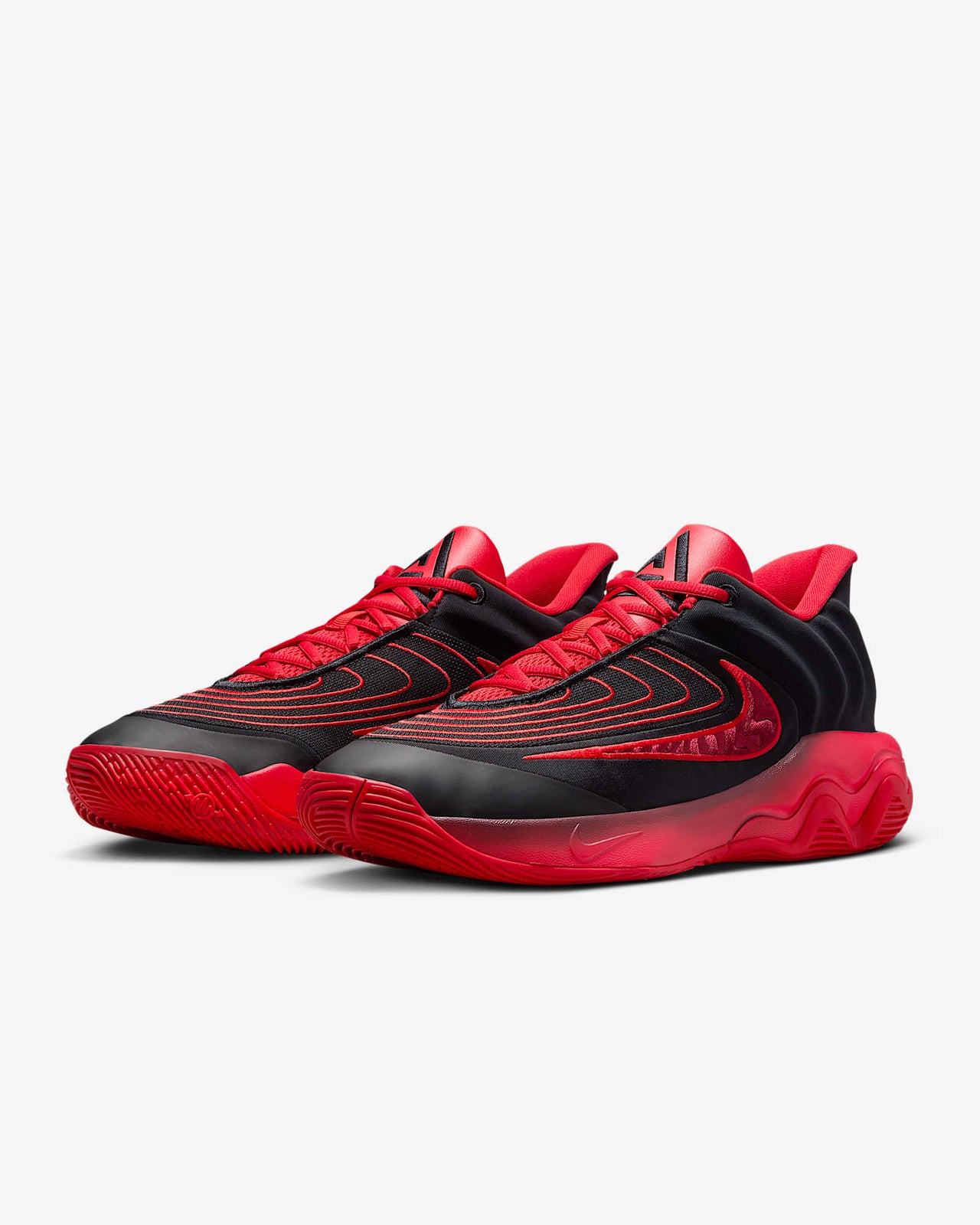 FQ3681-004 Nike Giannis Immortality 4 Black University Red Team Red (Men's)