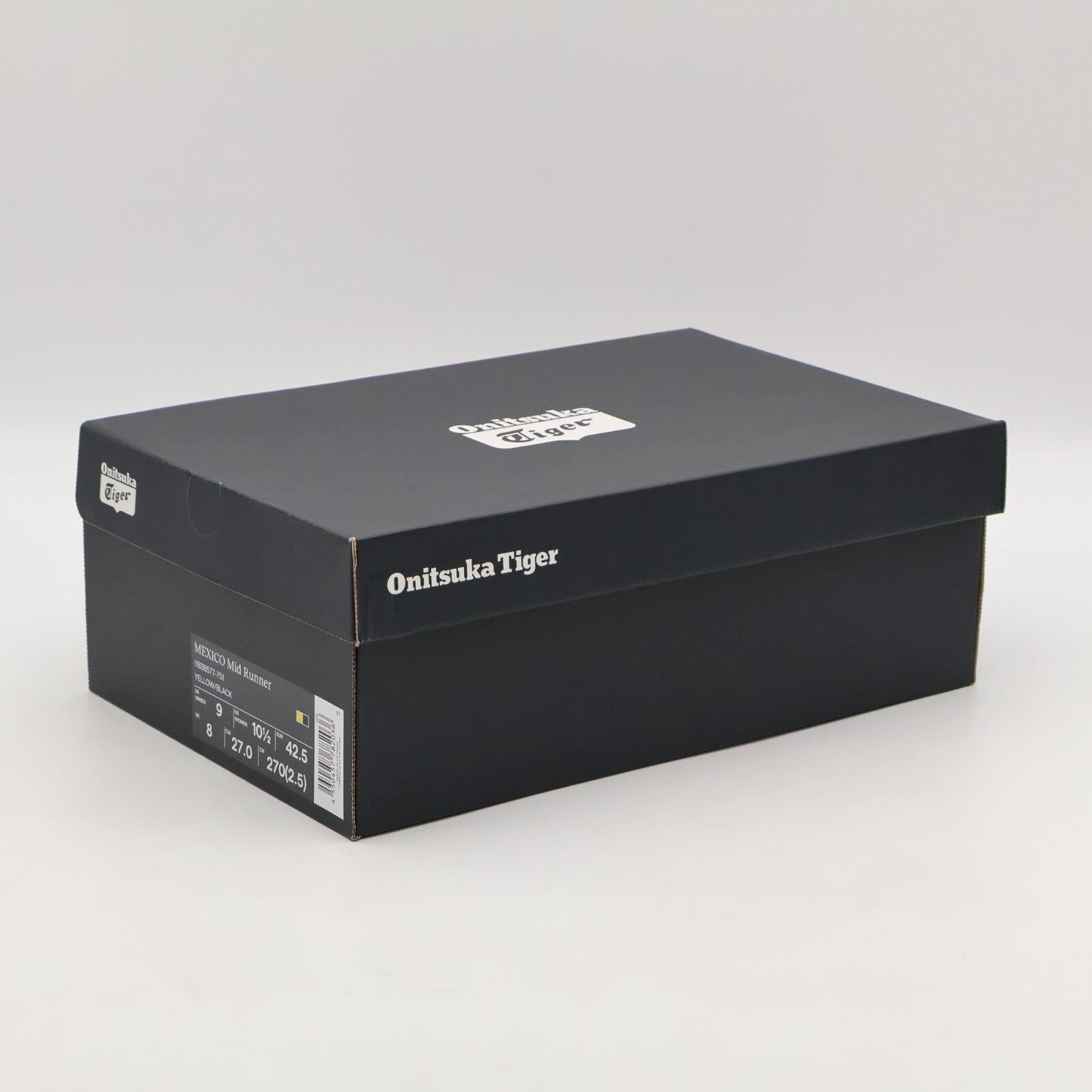 1183B577-751 Onitsuka Tiger Mexico Mid Runner Yellow Black (Men's)