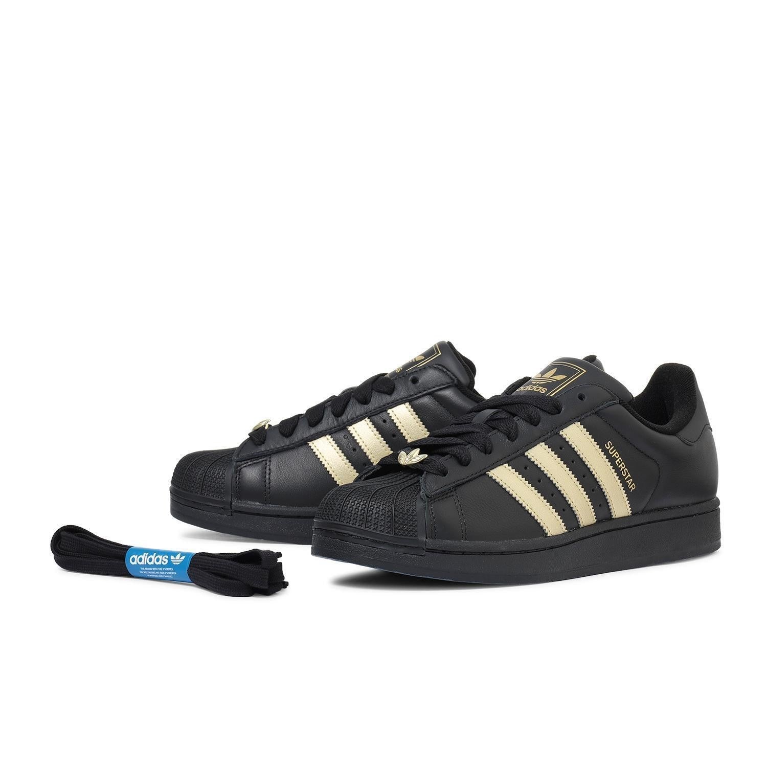 KJ3550 adidas Originals Superstar 2 Core Black Gold Metallic Core Black (Men's)