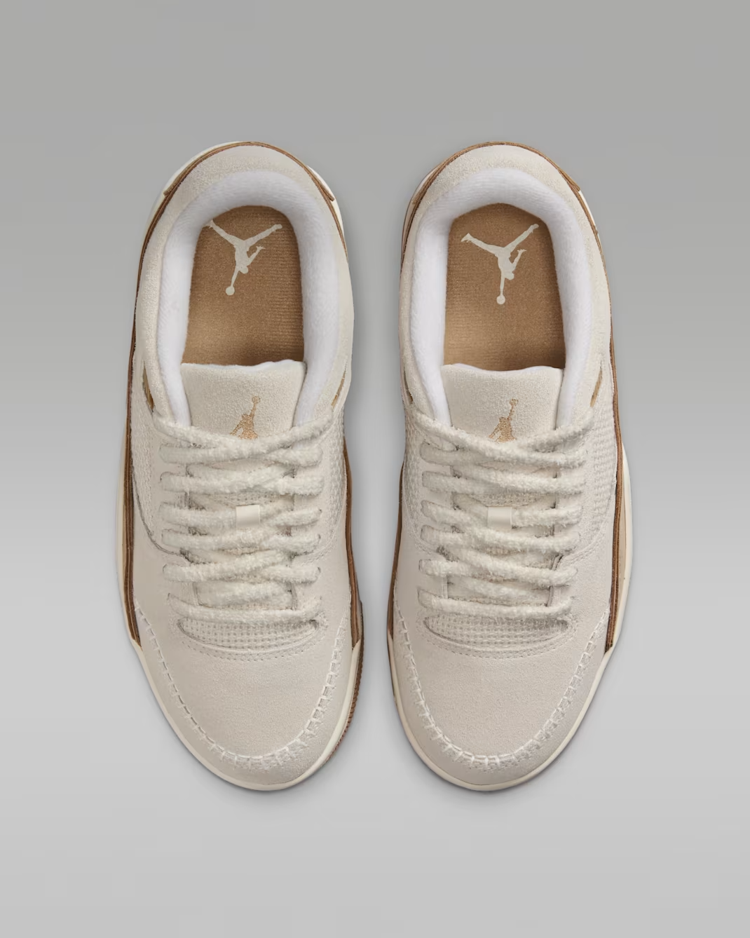 IB4414-120 Jordan Flight Court SE Shoes Light Allwood Brown Hemp (Women's)