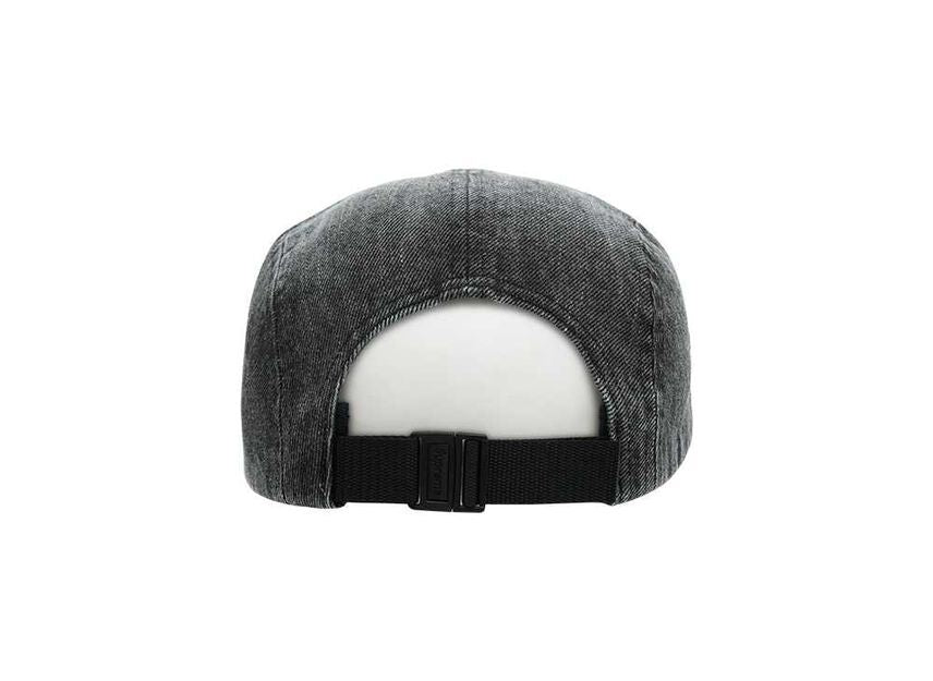 Supreme Coated Denim Camp Cap Black