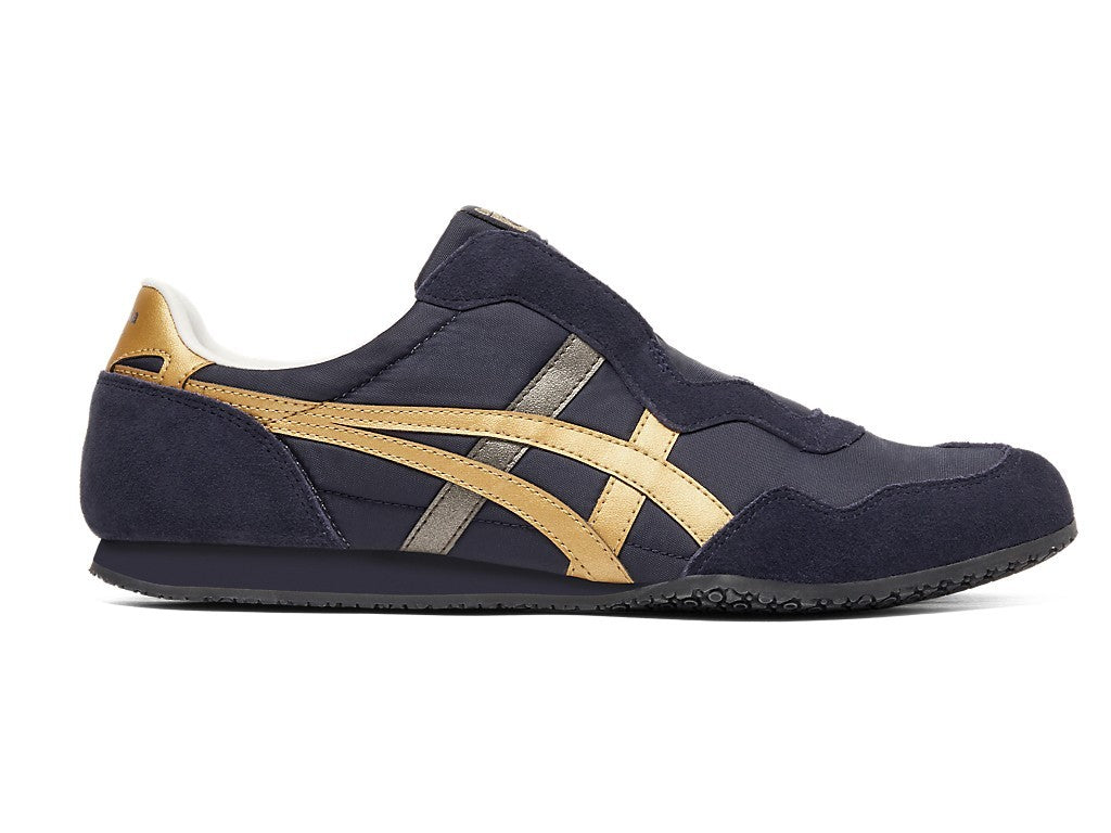 1183C615-400 Onitsuka Tiger Serrano Slip-On Midnight/Pure Gold (Men's)