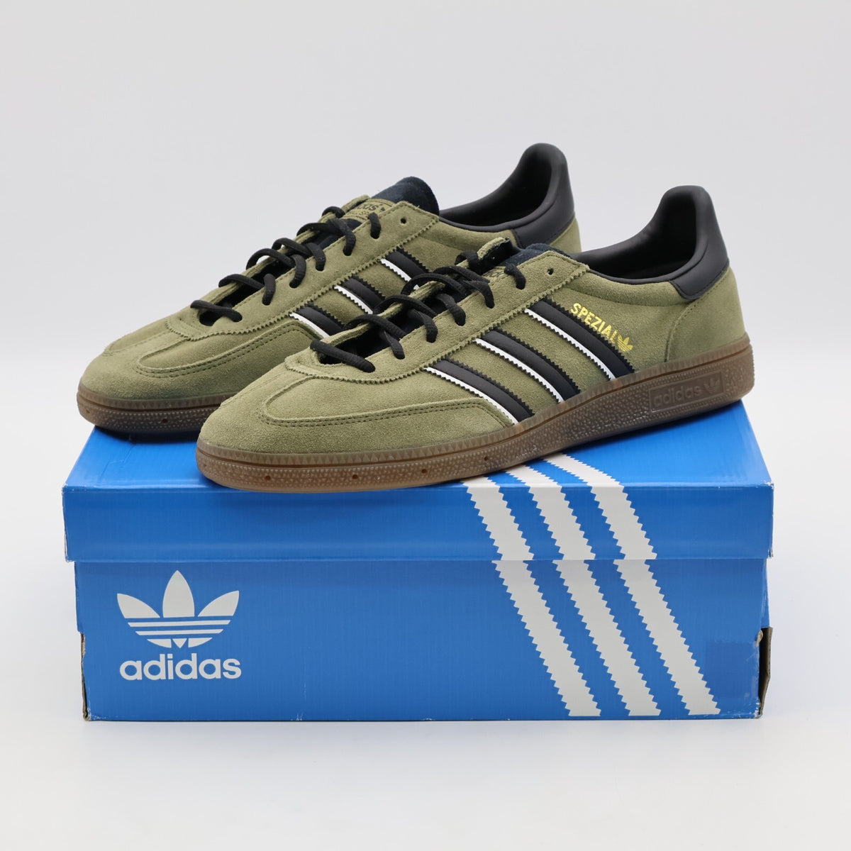 IG6183 adidas Originals Handball Spezial Focus Olive Core Black Crystal (Men's)