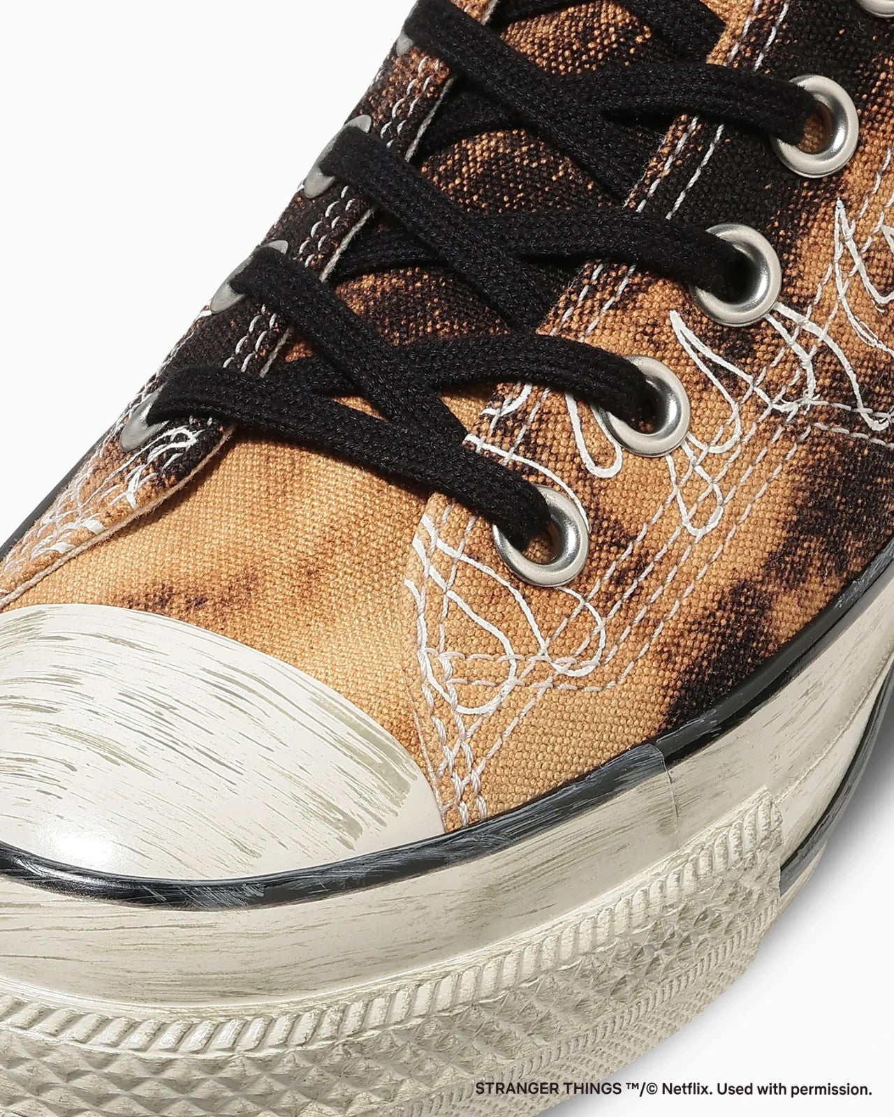 31317090 Stranger Things 5 Converse All Star Aged 87 HC Hi Bleached Black (Men's