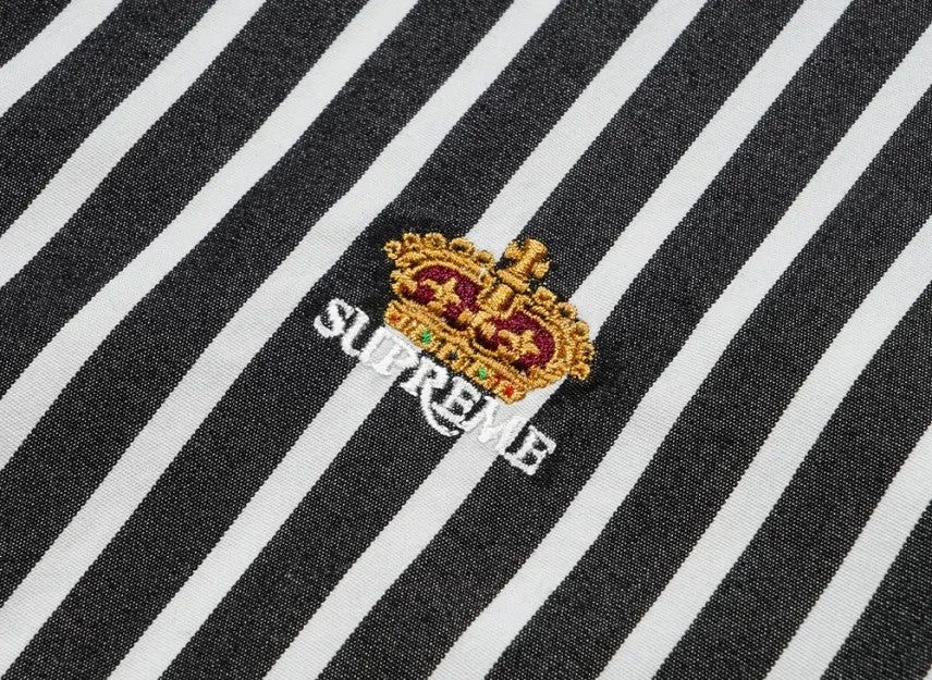 Supreme Stripe Shirt "Black"