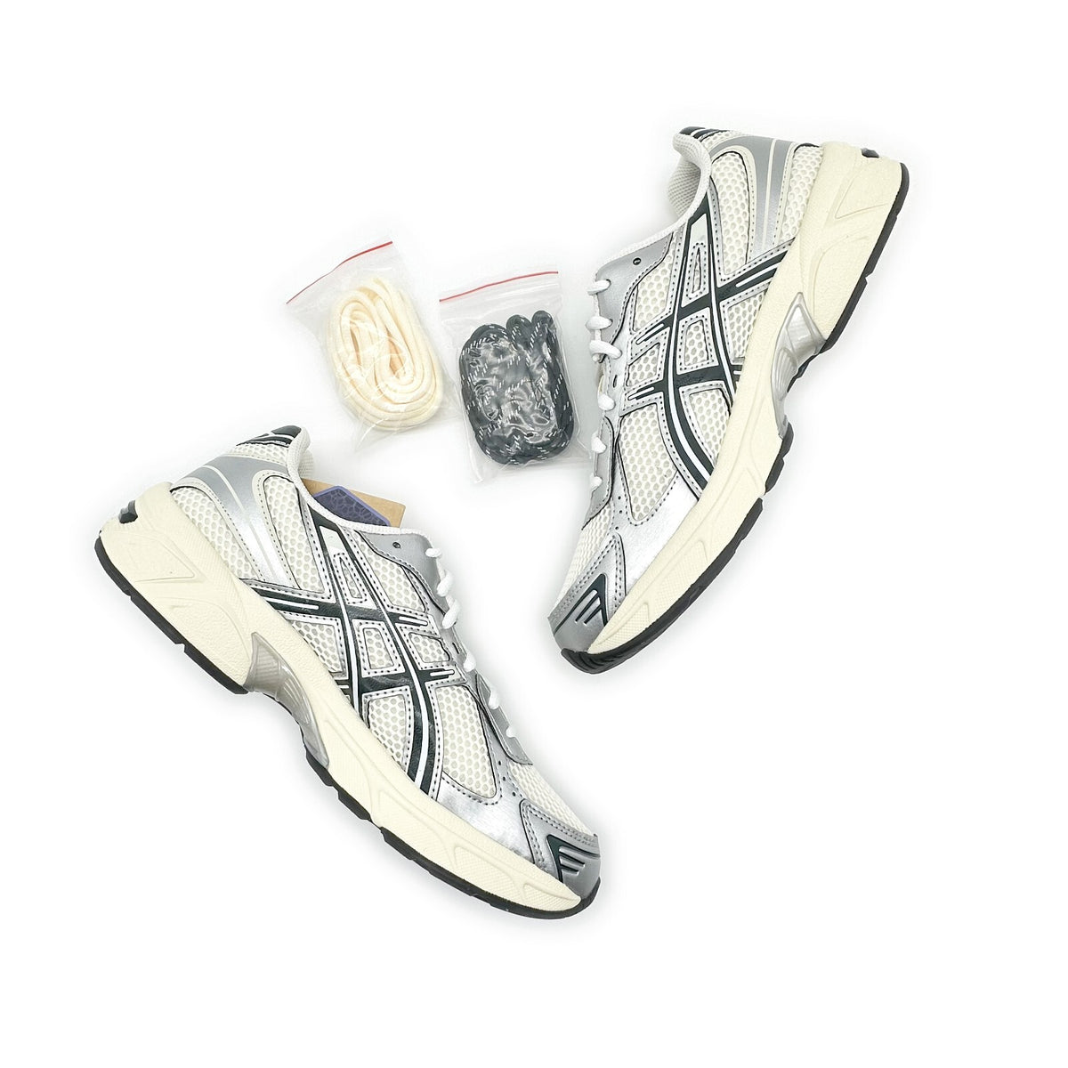 1201A956-100 KITH Ã Asics Gel-1130 "Cream/Scarab"