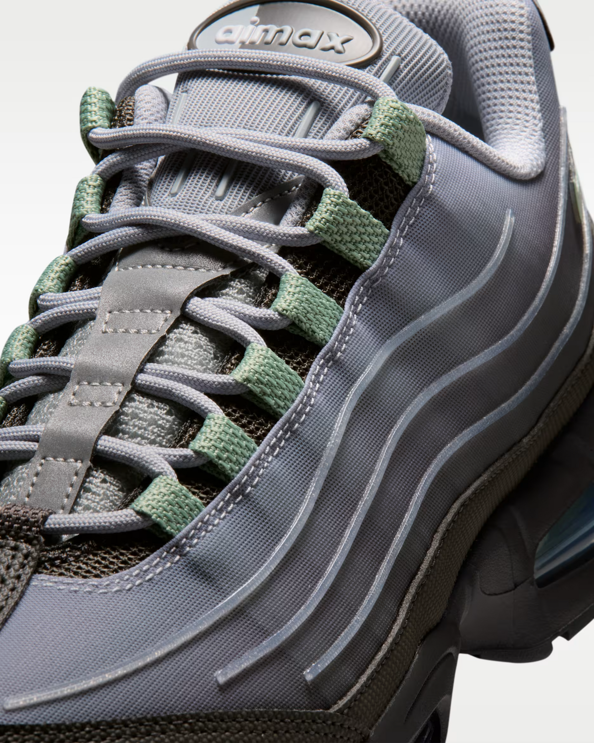 IH7853-200 Nike Air Max 95 Big Bubble Tech "Wolf Grey" (Men's)