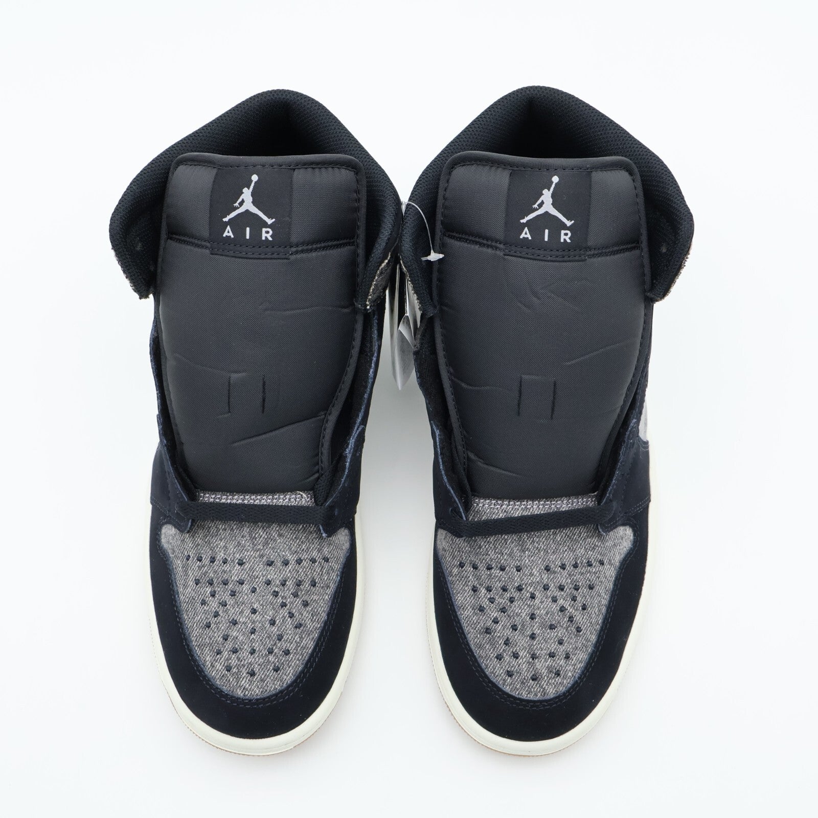 HJ4363-001 Nike Air Jordan 1 Mid Black Denim (Men's)