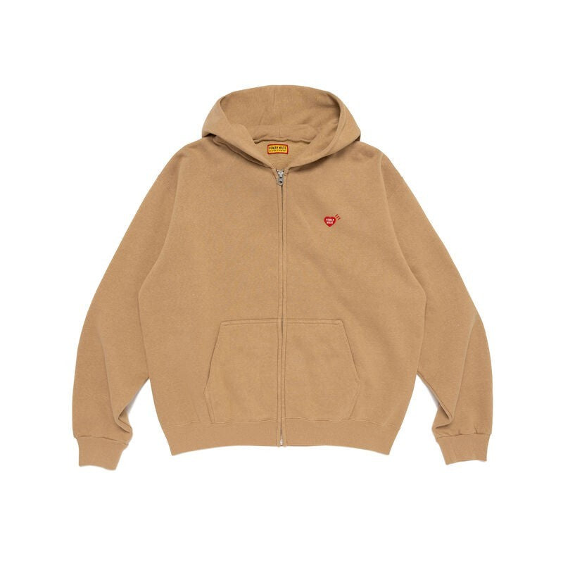 HUMAN MADE Classic Zip-Up Hoodie Beige
