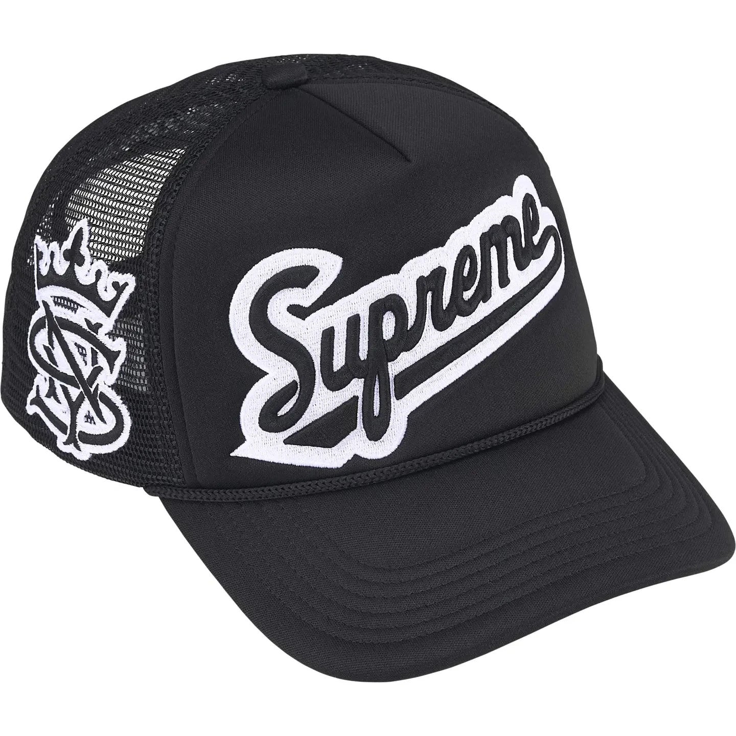 Supreme University Mesh Back 5-Panel Black