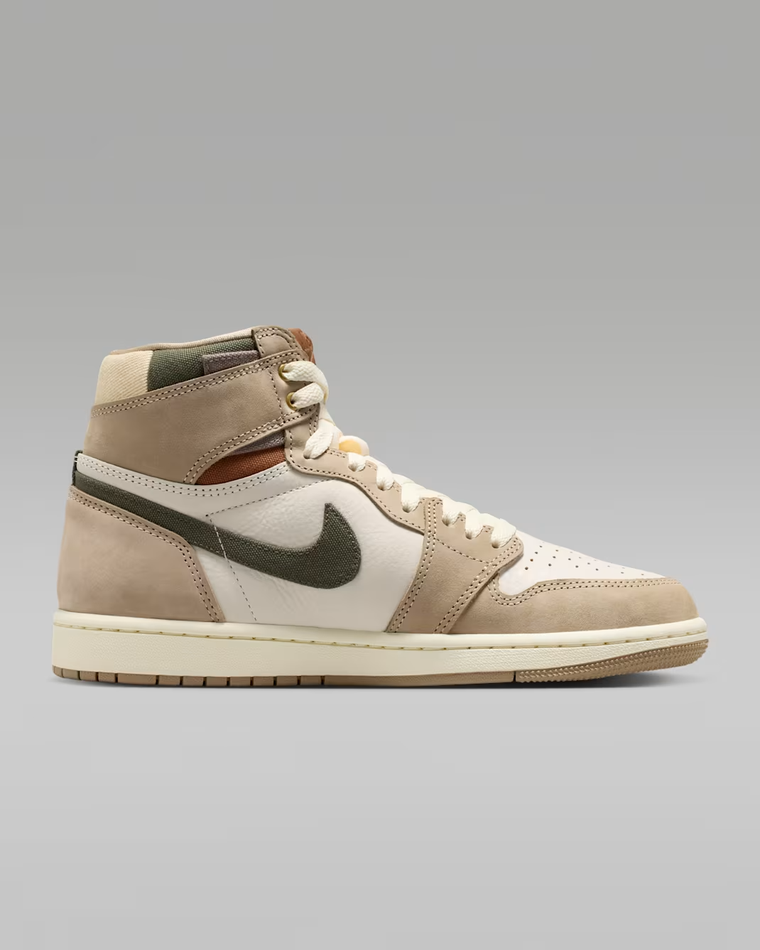 FD2596-201 Nike Air Jordan 1 High OG "Khaki/Sail" (Women's)