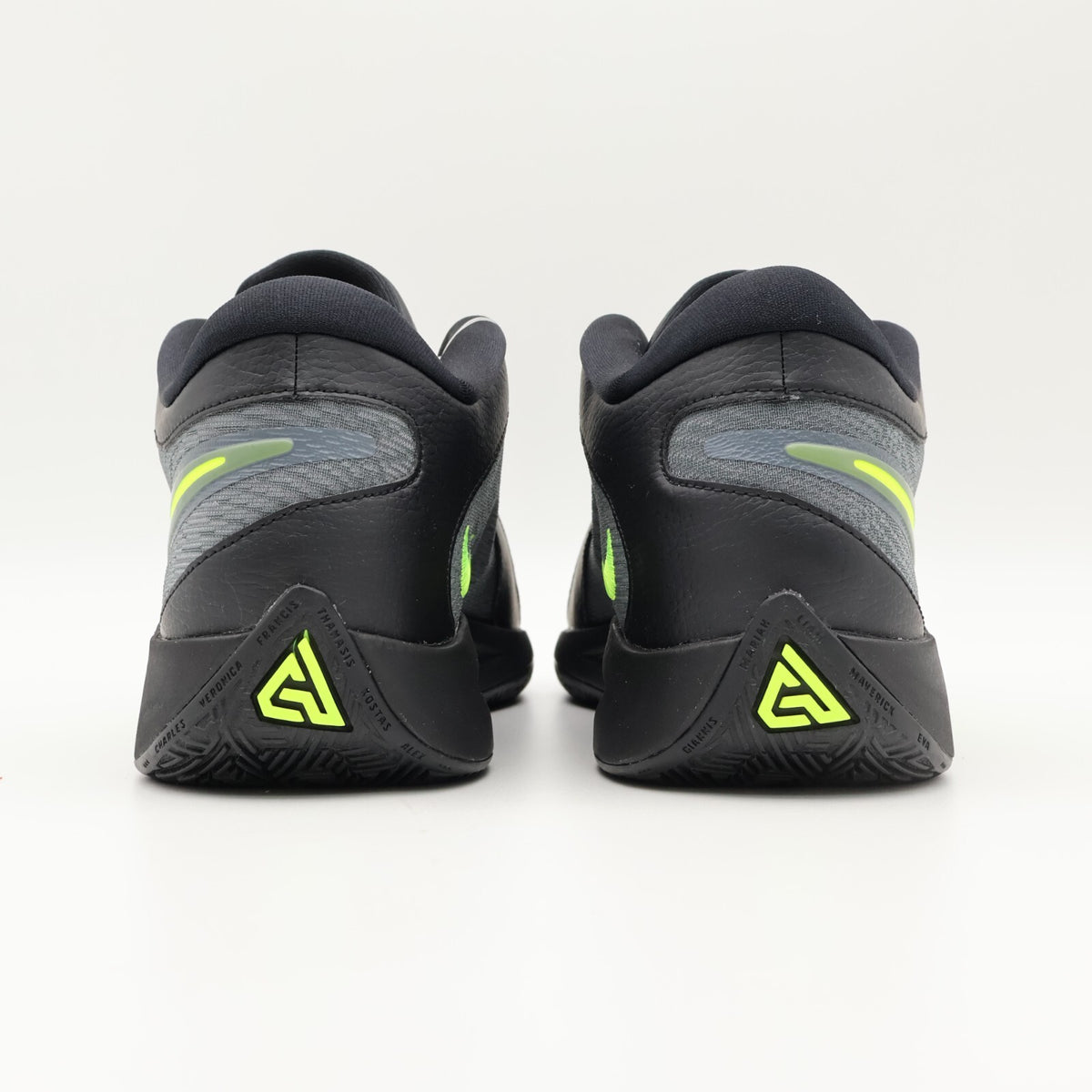 FJ7807-001 Nike Giannis Freak 6 Vibrancy Black Cool Grey Stadium Green (Men's)