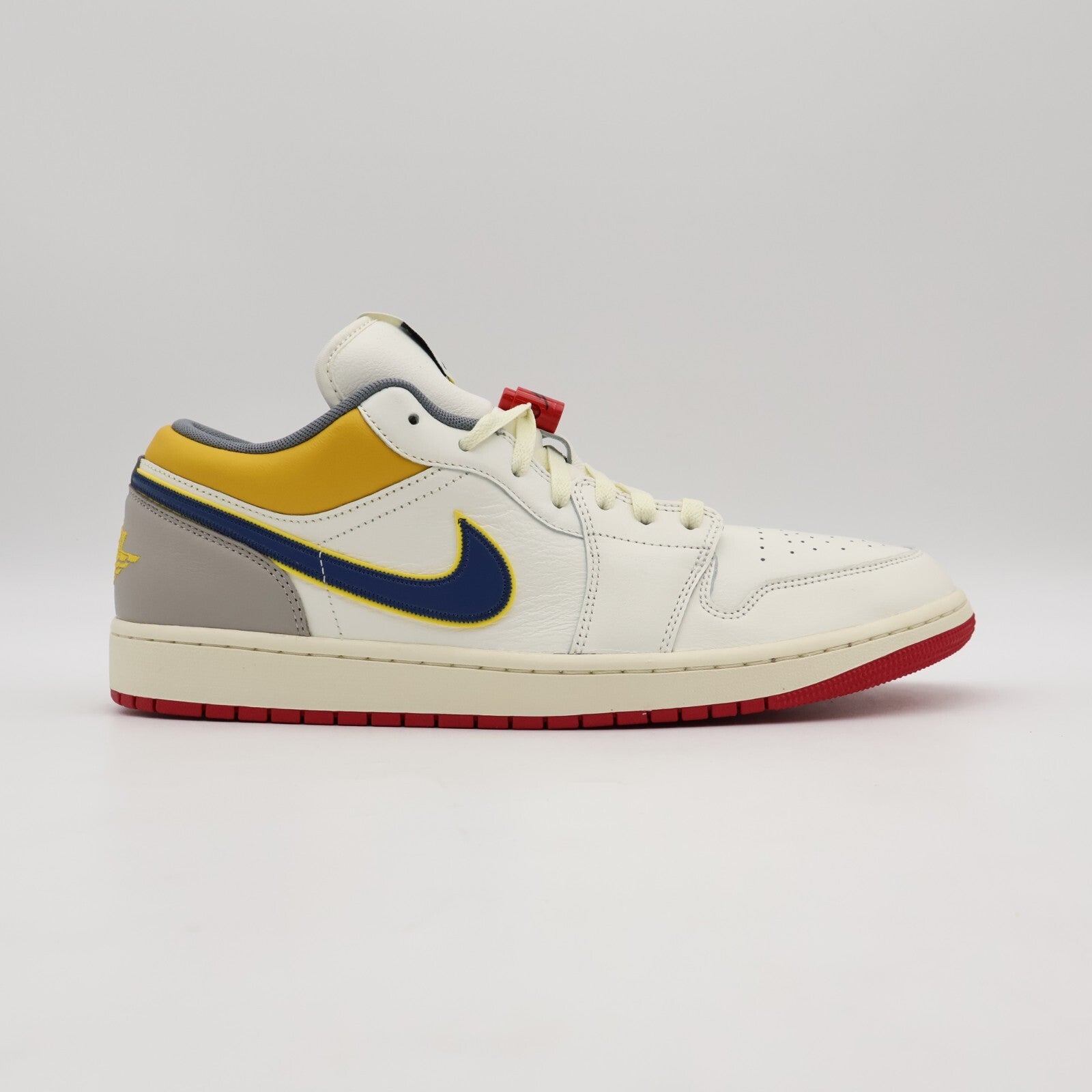 HV4511-133 Nike Air Jordan 1 Low PRM Sail Cashmere College Grey Blue (Men's)
