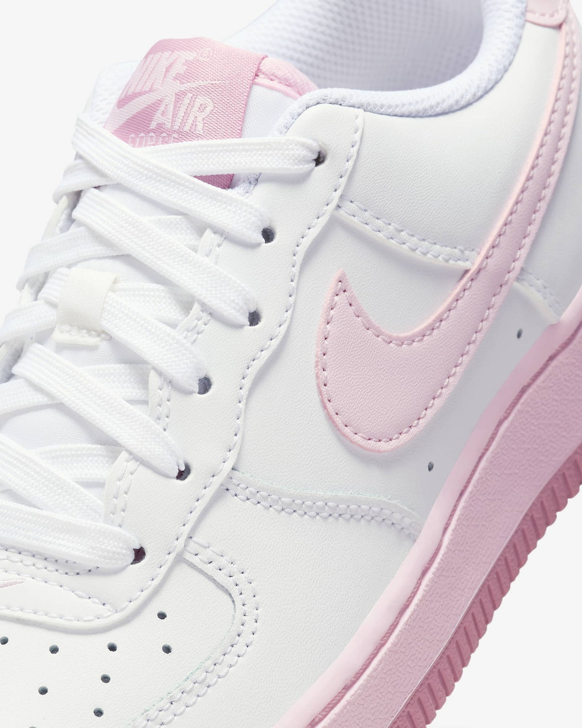 FV5948-100 Nike GS Air Force 1 Low White Elemental Pink Medium Soft Pink Pink