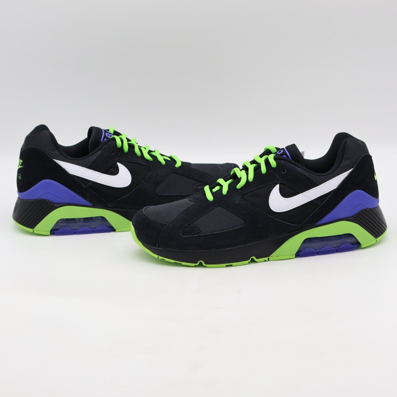 FZ3058-001 Nike Air Max 180 Black White Action Green (Men's)