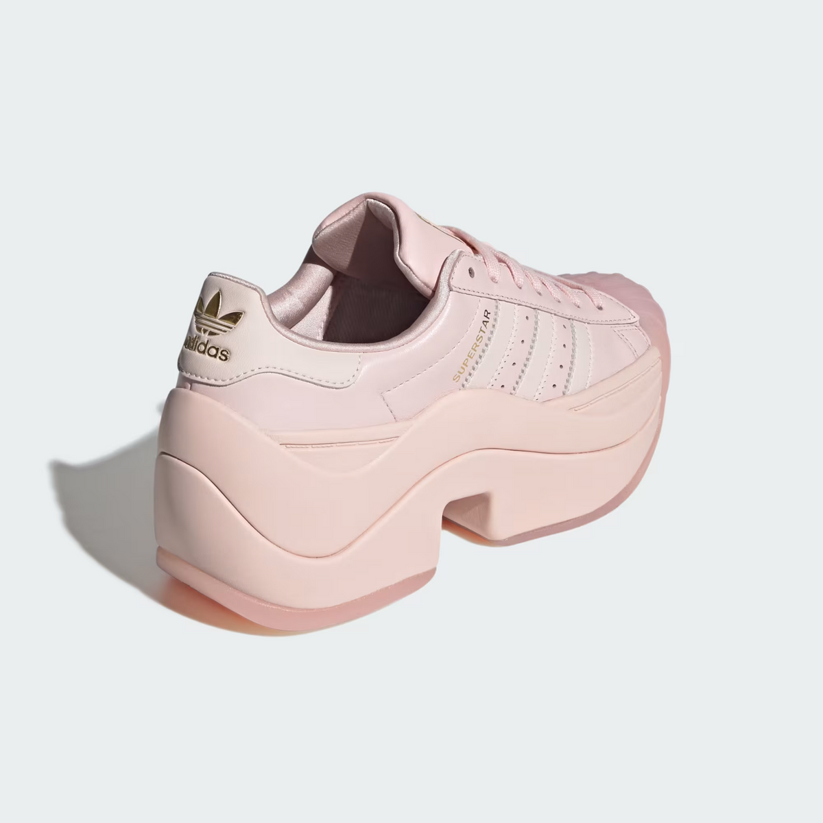 IH4518 adidas Superstar Bold Sandy Pink Wonder Quartz Gold Metallic (Women's)