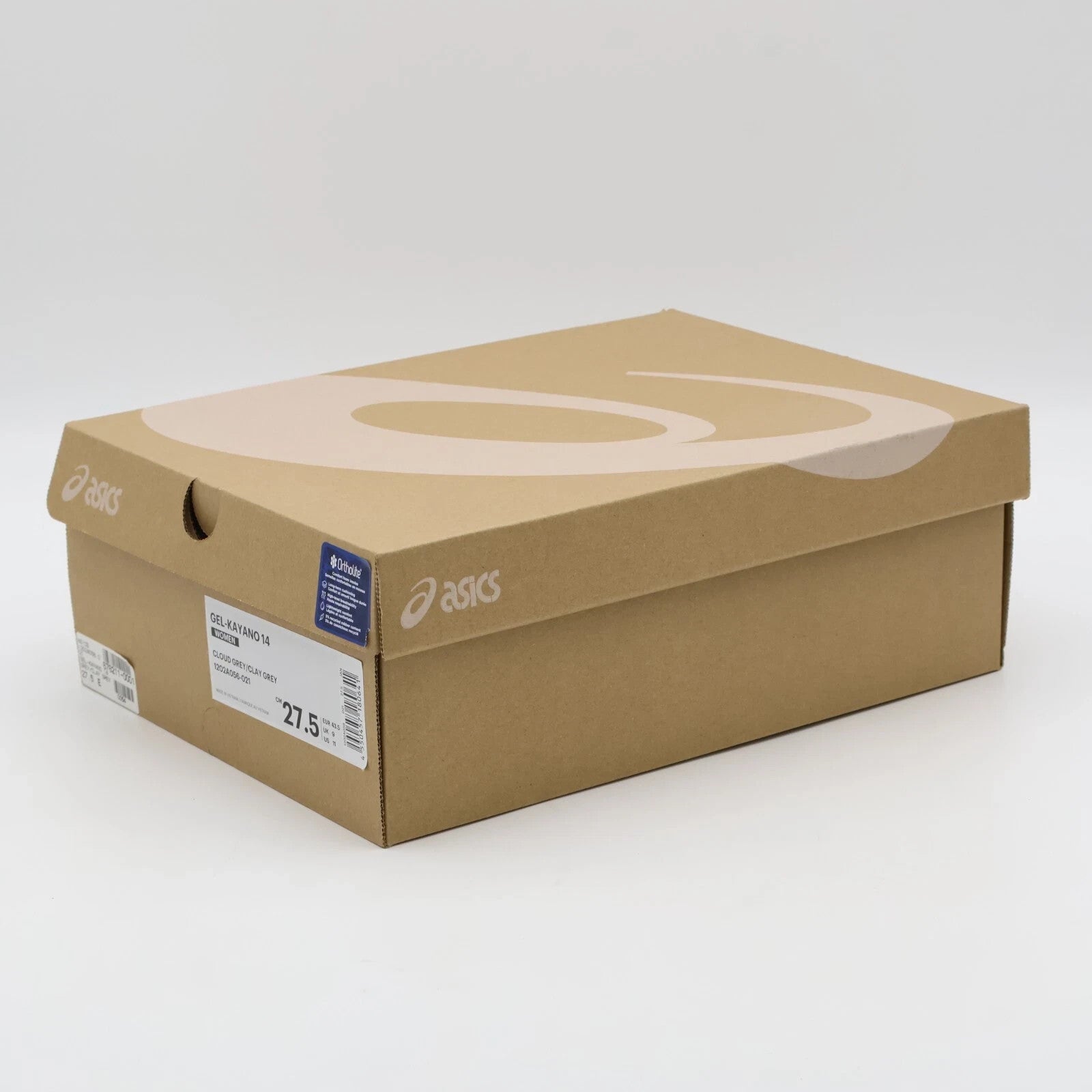 1202A056-021 Asics Gel-Kayano 14 Cloud Grey Clay Grey (Women's)