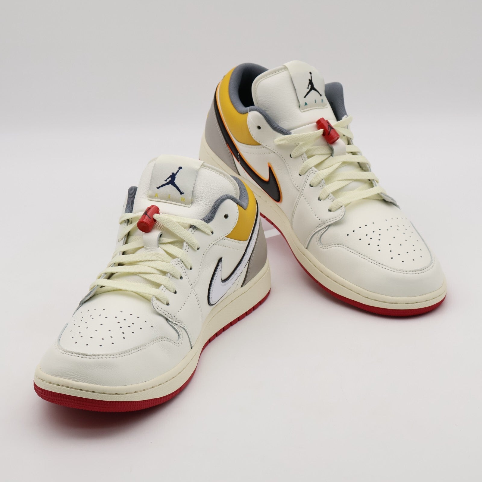 HV4511-133 Nike Air Jordan 1 Low PRM Sail Cashmere College Grey Blue (Men's)