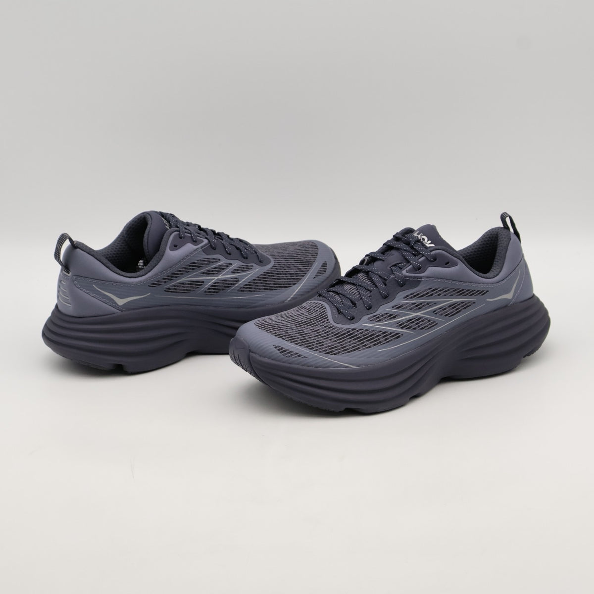 1155391-CYG Hoka Bondi 8 TS Caged Charcoal Grey Gray Skies (Men's)