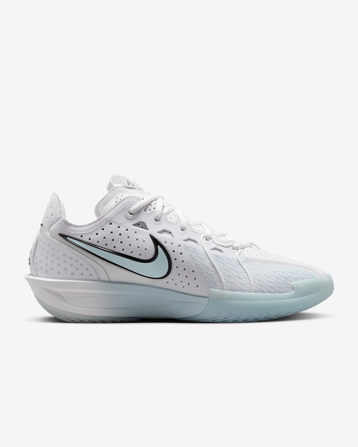 DV2918-104 Nike Zoom GT Cut 3 White Metallic Silver Light Lemon Twist (Men's)